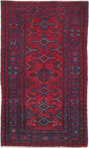 Russian Soumak Geometric Red - 7' x 11' 5''