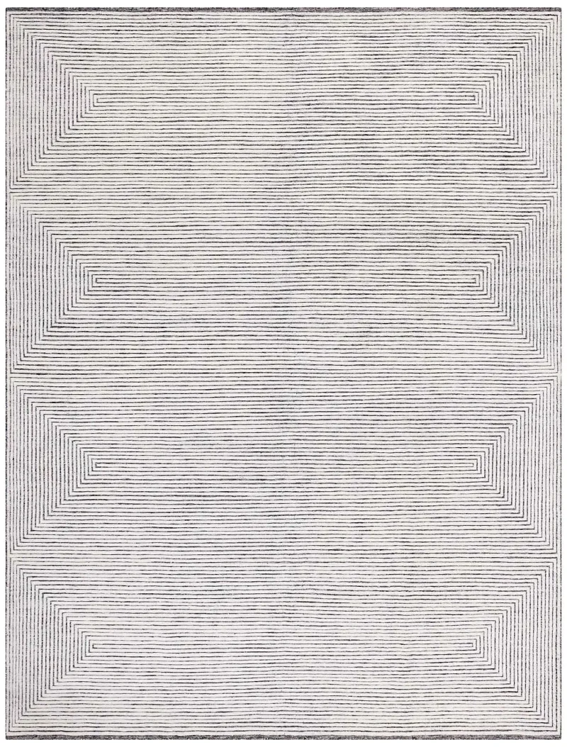 Savanna SVN-03 Ivory/Brown  -  9'  x  12' 