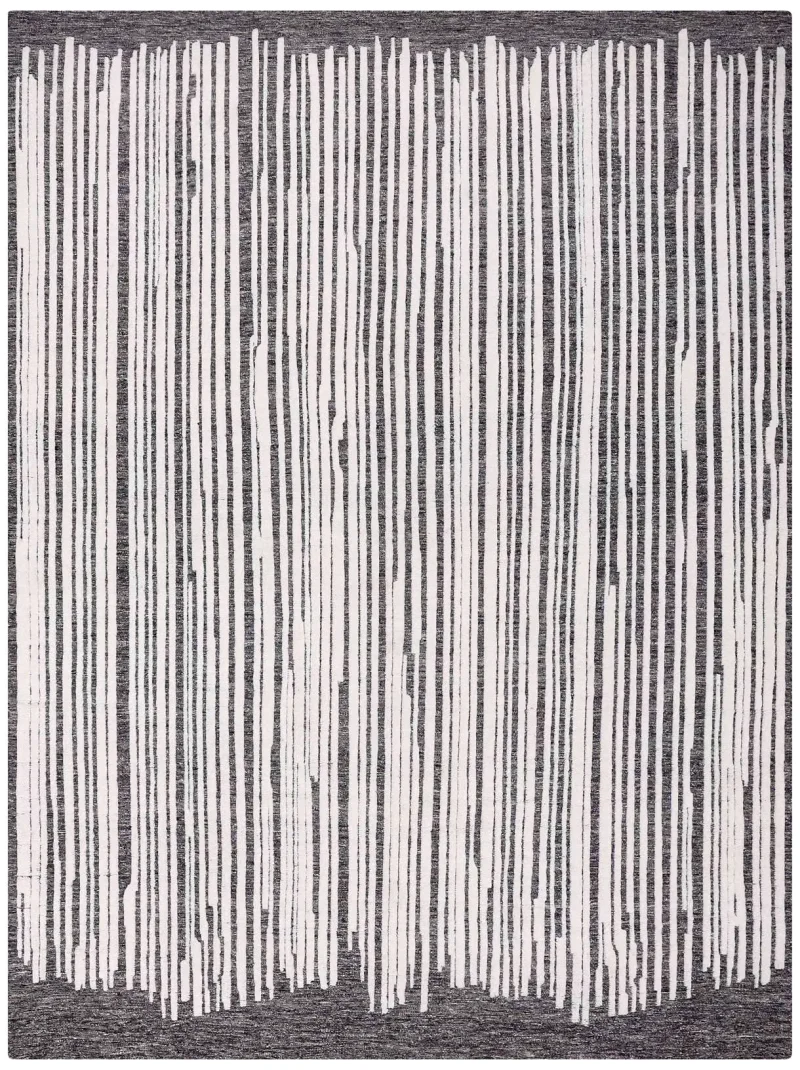 Savanna SVN-08 Beige/Charcoal  -  9'  x  12' 