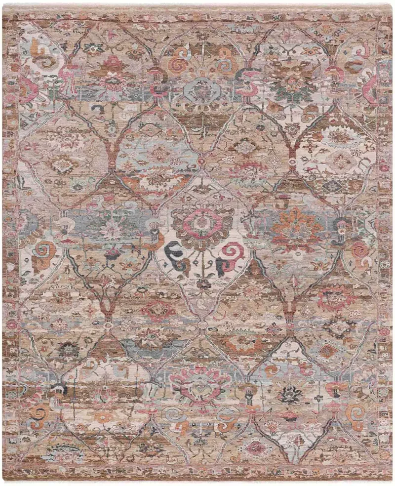 Simone SMN-02 Brown/Multi  -  9'  x  12' 