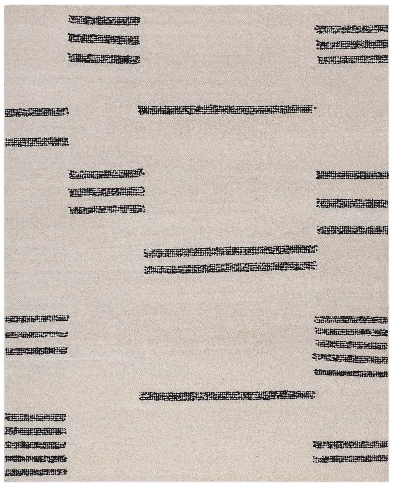 Skandi II SKD3-01 Cream/Black  -  8'  x  10' 