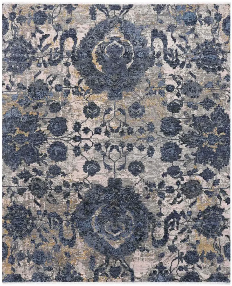 Stamford SFD-02 Beige/Blue  -  10' 2'' x  14' 