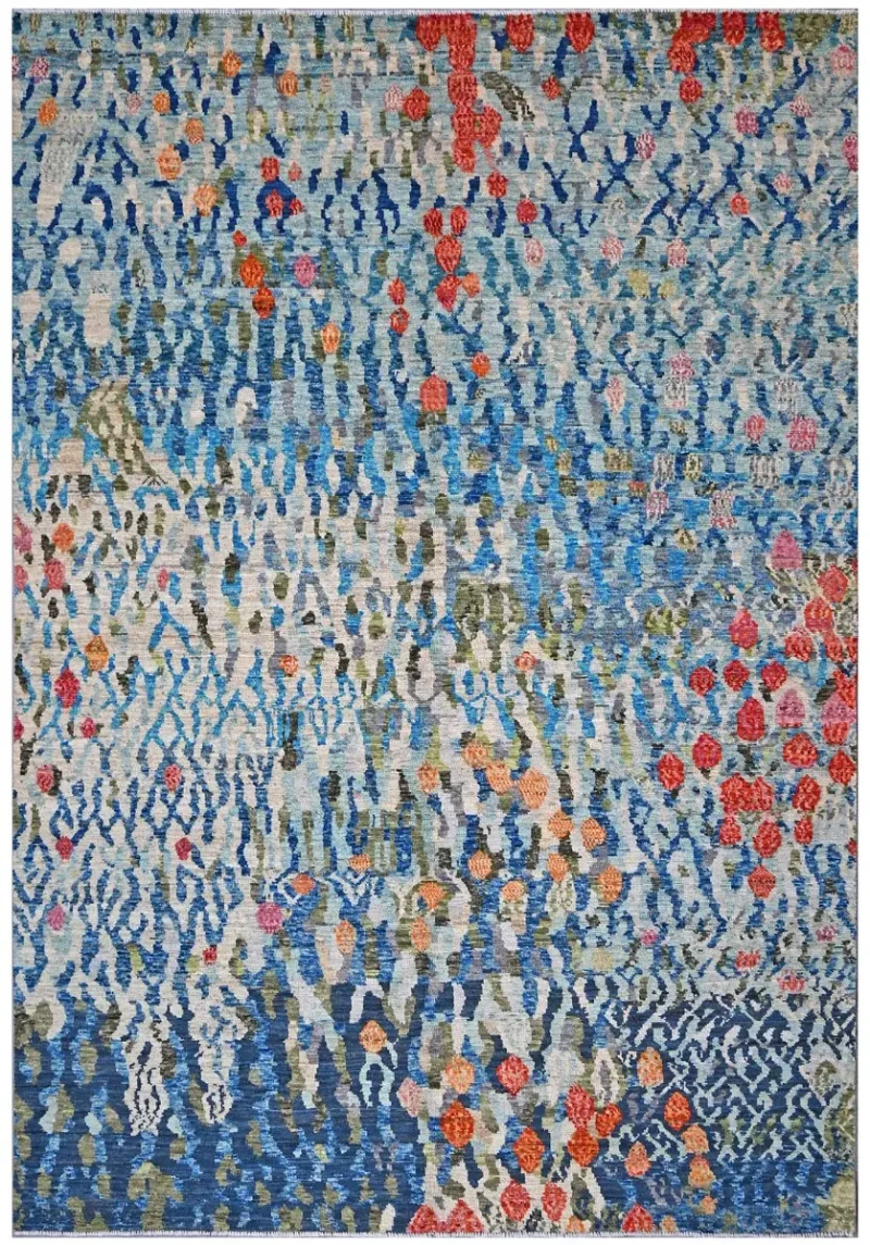 Taimany TMN-10 Blue/Multi  -  8' 1'' x  11' 4''