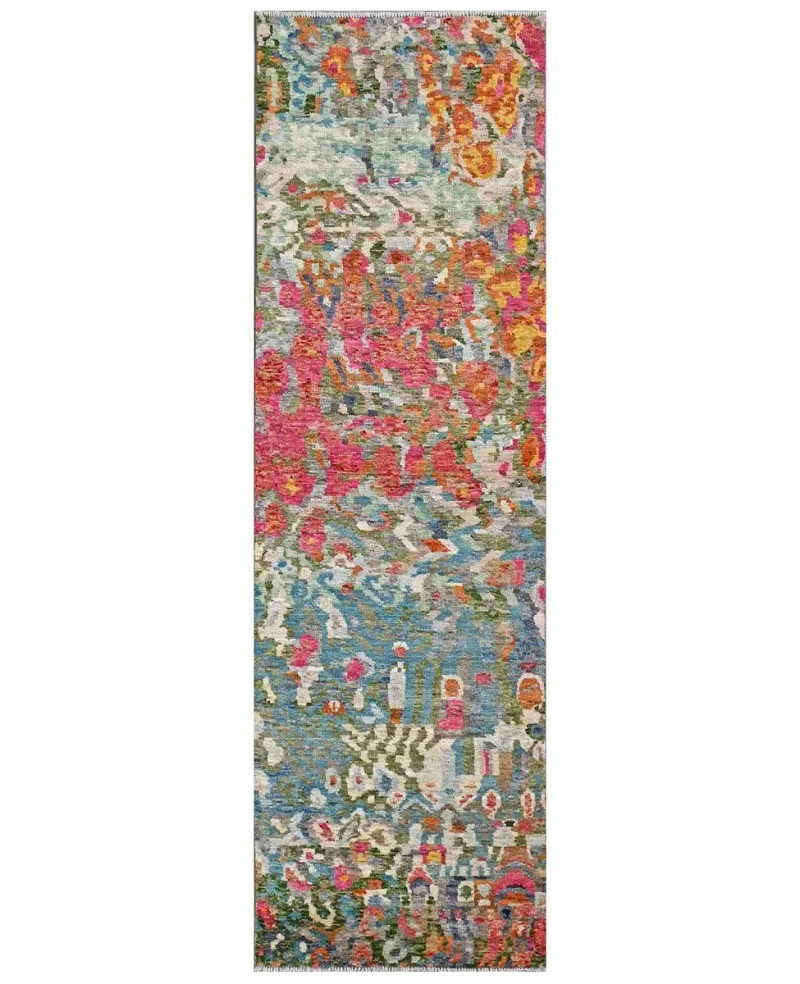 Taimany TMN-21 Rust/Multi  -  2' 8'' x  9' 8''
