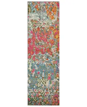 Taimany TMN-21 Rust/Multi - 2' 8'' x 9' 8''