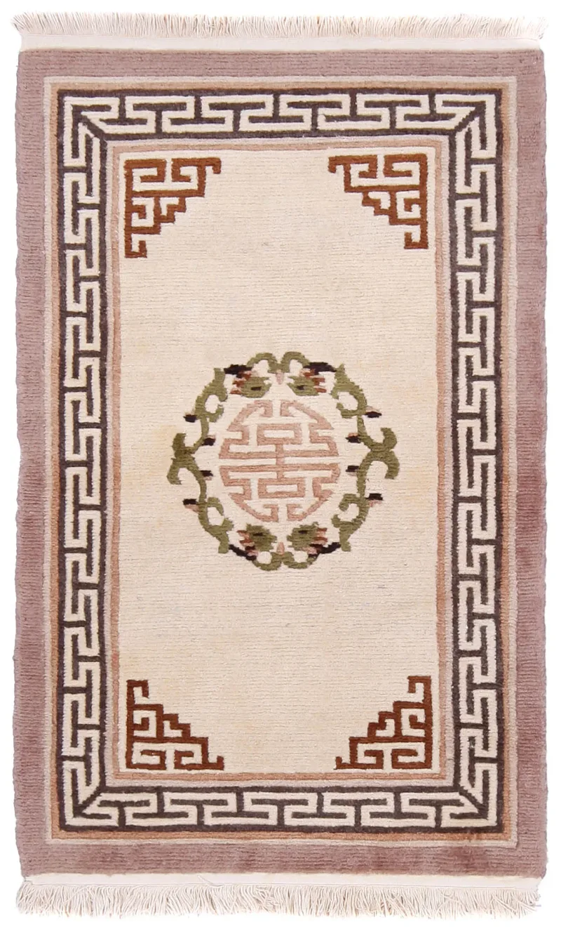Tibetan-One of a Kind Abstract Taupe  -  3'  x  4' 10''