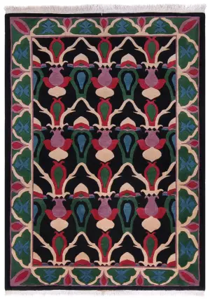 Tibetan-One of a Kind Antigua Green - 5' 10'' x 6' 2''