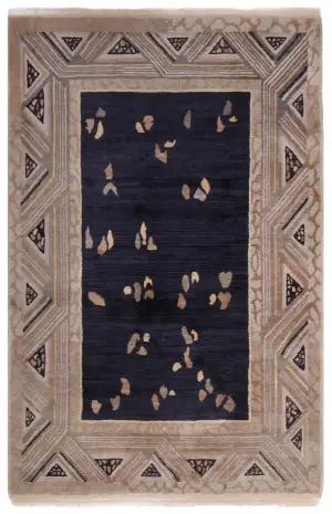 Tibetan-One of a Kind Bob Stone Grey - 6' x 9'
