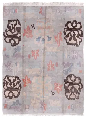Tibetan-One of a Kind Classic Contemporary Grey - 8' 10'' x 11' 10''