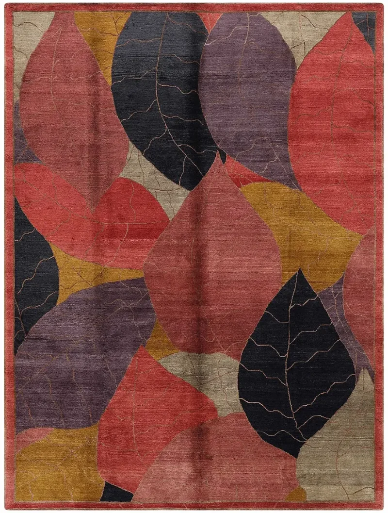 Tibetan-One of a Kind Modern Red/Multi  -  8' 6'' x  11' 6''
