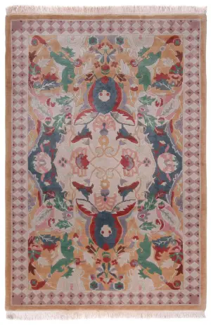 Tibetan-One of a Kind Polynesian Ivory - 6' x 9'