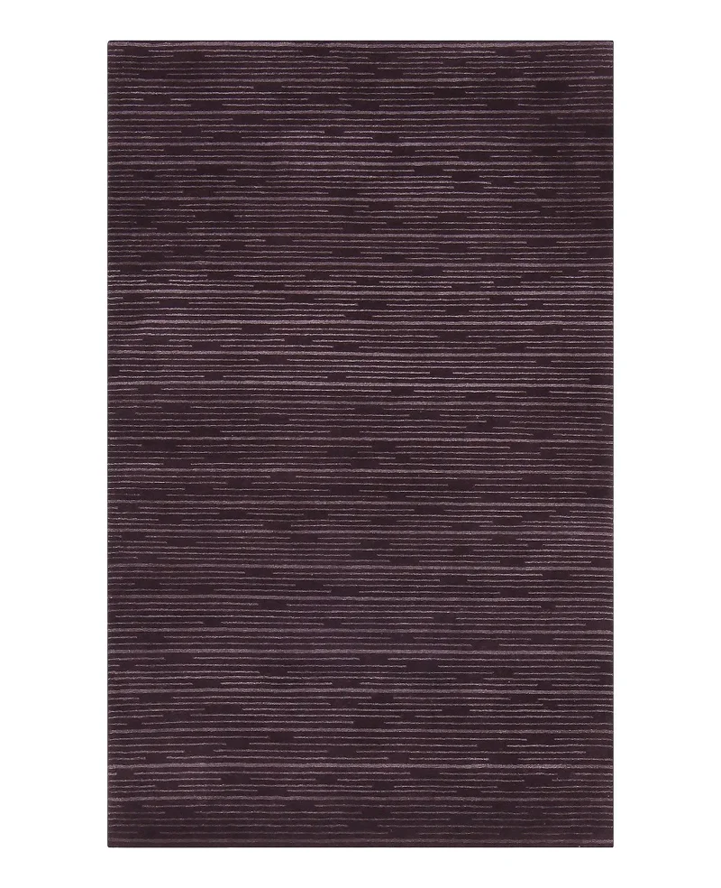 Tibetan Silk and Wool Lisa Eggplant  -  3'  x  5' 