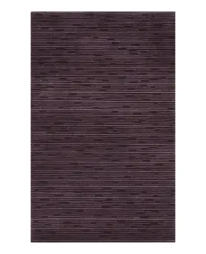 Tibetan Silk and Wool Lisa Eggplant - 3' x 5'