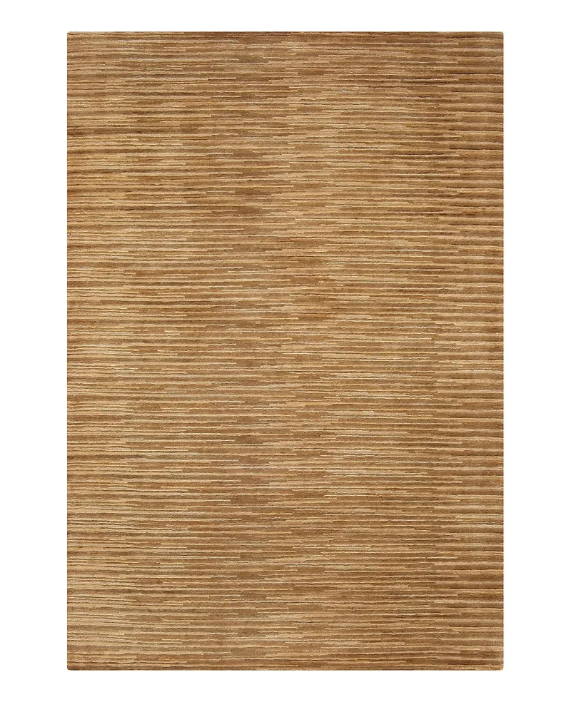 Tibetan Silk and Wool Rekha Gold/Beige  -  3'  x  5' 