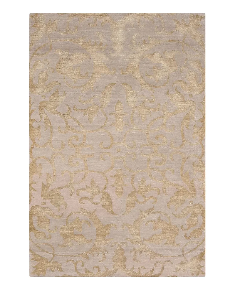 Tibetan Silk and Wool Shrepech Gold  -  3'  x  5' 