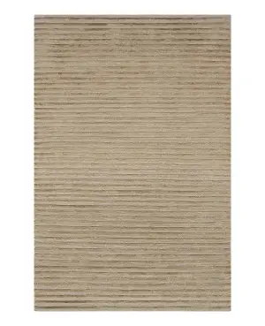 Tibetan Silk and Wool Stripe Sage - 3' x 5'