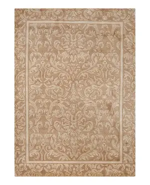Tibetan Wool Aubusson Gold - 4' 4'' x 6' 2''