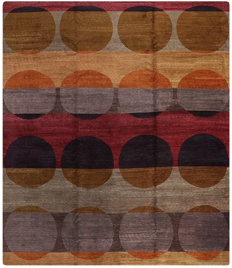 Tibetan Wool Modern Multi  -  13'  x  15' 