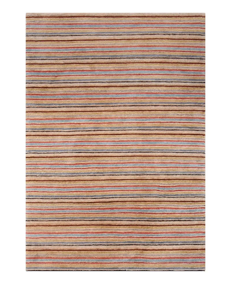Tibetan Wool Stripes Multi  -  3'  x  5' 