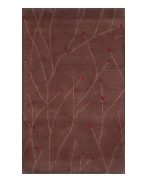 Tibetan Wool Tinle Brown - 3' x 5'