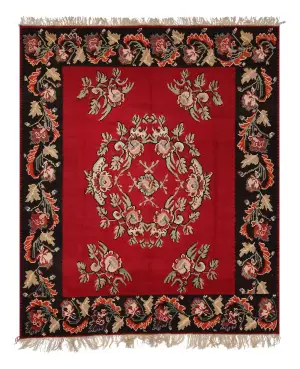 Turkish Kilim Bessarabian Red - 8' 4'' x 10' 8''
