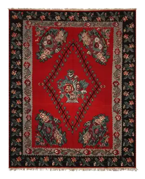 Turkish Kilim Bessarabian Red - 8' 7'' x 11' 1''