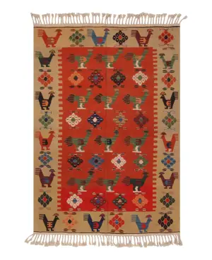 Turkish Kilim Kilim Multi - 3' 6'' x 6'
