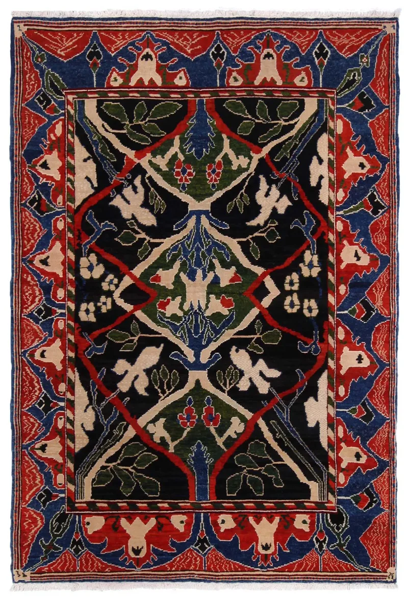 Turkish-One of a Kind Arts and Crafts Rust  -  6' 3'' x  8' 10''