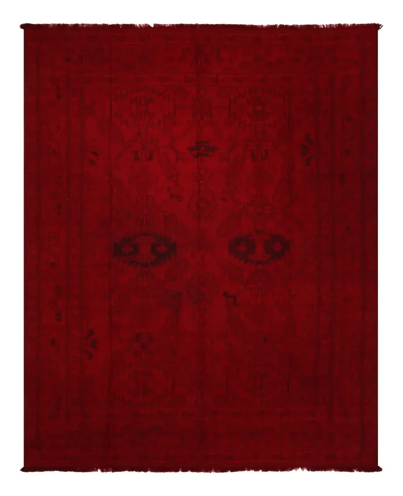 Turkish-One of a Kind Geometric  Red  -  7' 11'' x  10' 5''