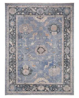 Turkish Oushak Oushak Denim - 10' 3'' x 13' 6''
