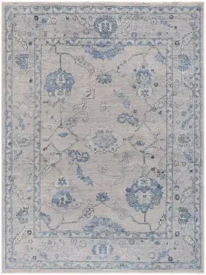 Turkish Oushak Oushak Light Grey/Blue - 8' 3'' x 10' 1''