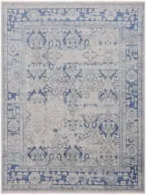 Turkish Oushak Oushak Light Grey/Ivory - 7' 11'' x 10' 2''