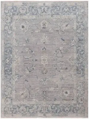 Turkish Oushak Oushak Smoke - 8' 1'' x 9' 9''