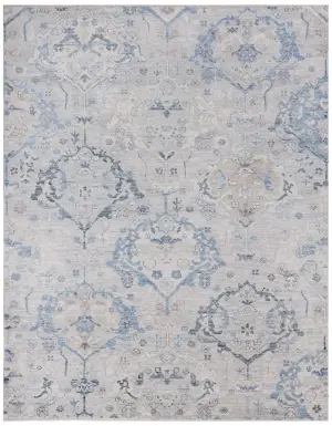 Turkish Oushak Oushak Smokey Blue - 8' 8'' x 11' 6''