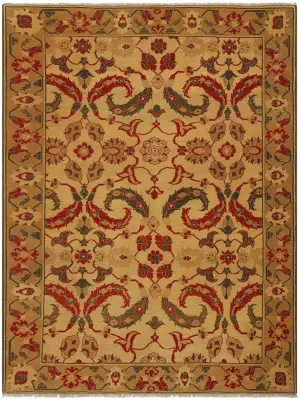 Turkish Wool Arts & Crafts Gold - 8' 9'' x 11' 8''