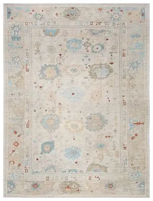 Turkish Wool Oushak Beige - 10' 7'' x 13' 3''