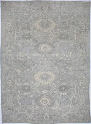 Turkish Wool Oushak Grey - 9' 11'' x 14' 1''