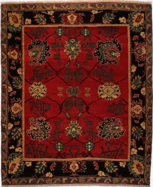 Turkish Wool Oushak Red - 8' 1'' x 9' 8''