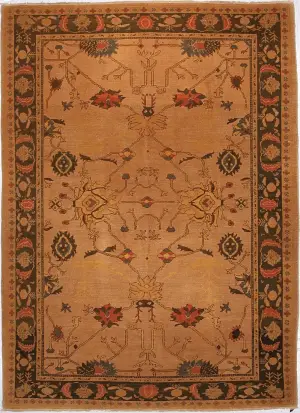 Turkish Wool Oushak Gold - 8' 1'' x 12' 4''