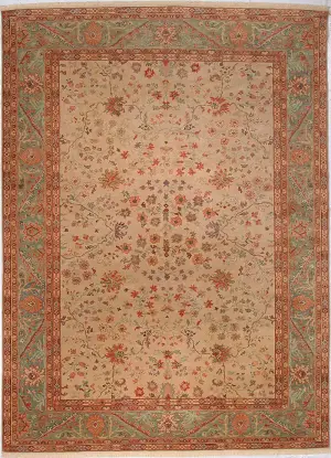 Turkish Wool Sultanabad Tan - 9' 4'' x 12' 5''