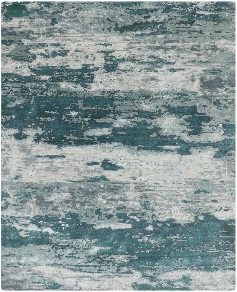 Vantage VANTG-01 Teal/Silver  -  9'  x  12' 