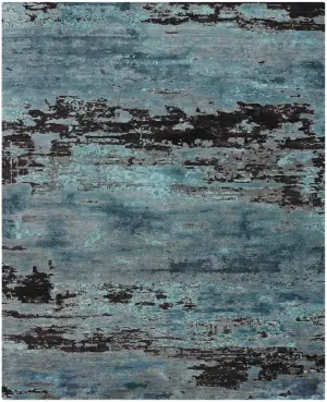 Vantage VANTG-01 Turquoise/Black Steel - 9' x 12'