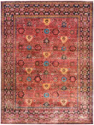 Vaska VSK-01 Red/Multi - 9' 11'' x 13' 6''