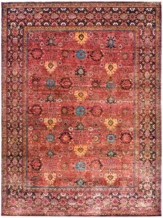 Vaska VSK-01 Red/Multi - 9' 11'' x 13' 6''