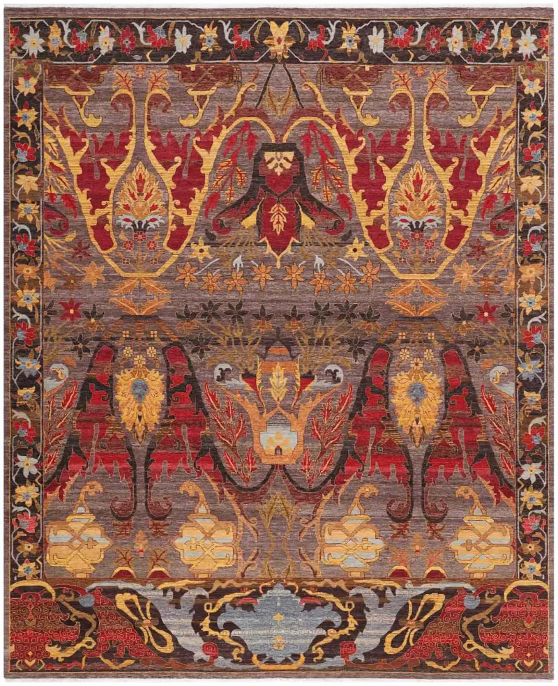 Verona Bijar Brown/Red  -  9'  x  12' 