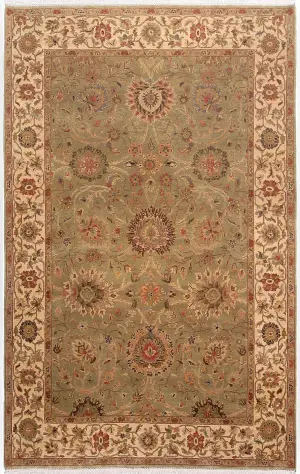 Vilina Mahal Green - 6' x 9' 4''