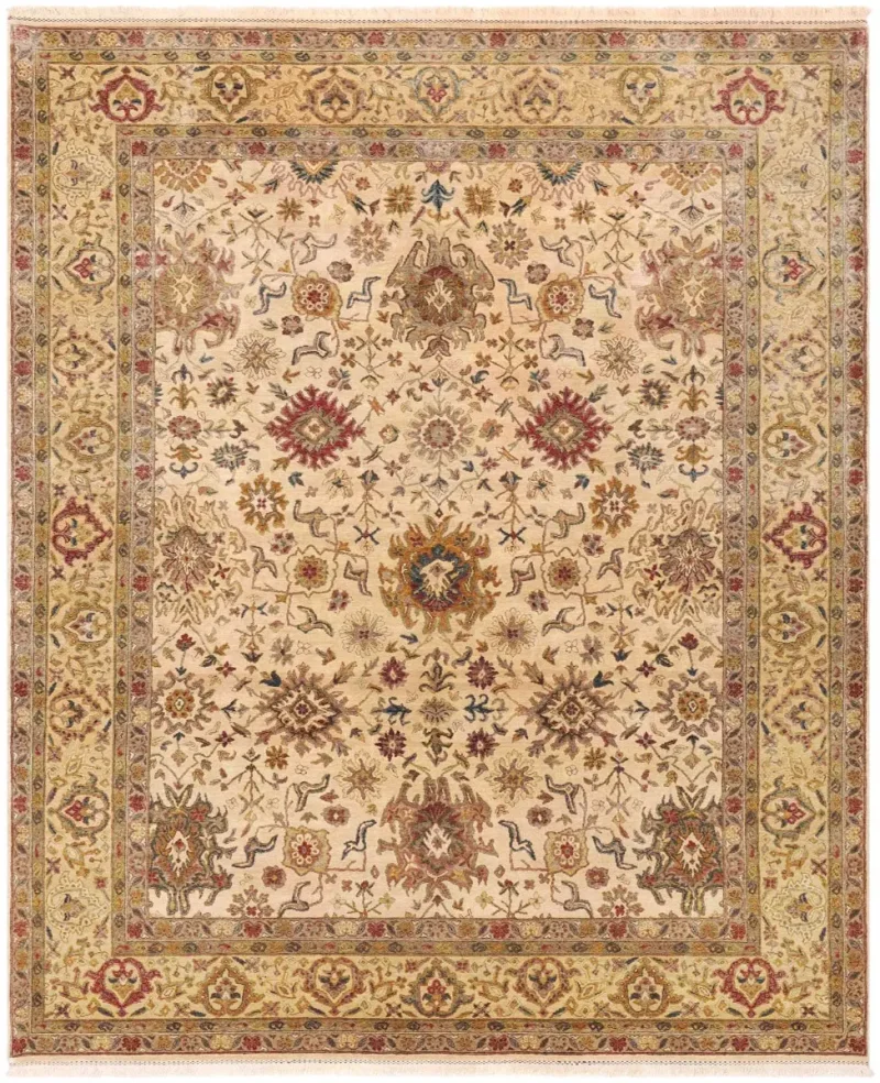 Zarnish Mahal Ivory  -  9' 2'' x  12' 3''