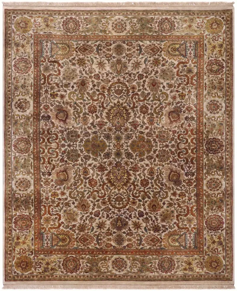 Zarnish Mahal Ivory  -  9'  x  12' 
