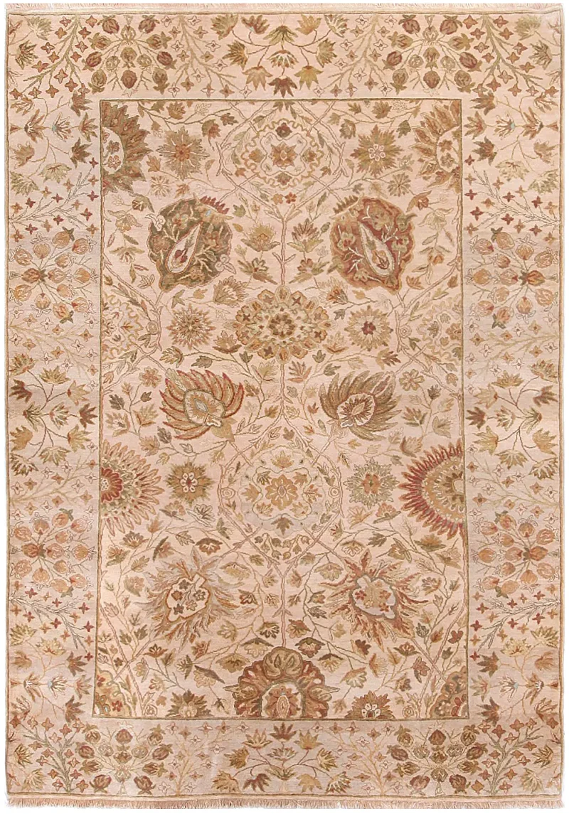 Zarnish Sultanabad Ivory  -  6' 2'' x  8' 9''