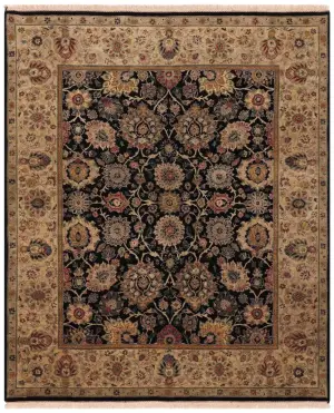 Zarnish Tabriz Black - 8' 1'' x 9' 11''